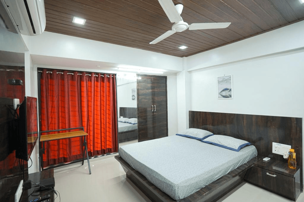 Duplex Serviced Apartment Bedroom - Vashi - 9